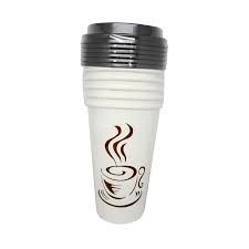 Paper cup with lid - 16oz 6ct