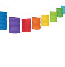 Paper lantern garland - 12ft