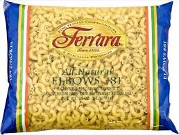 Pasta elbows - 1lb