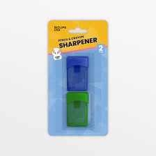 Pencil and crayon sharpener - 2 pc