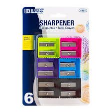Pencil and crayon sharpener - 4pc