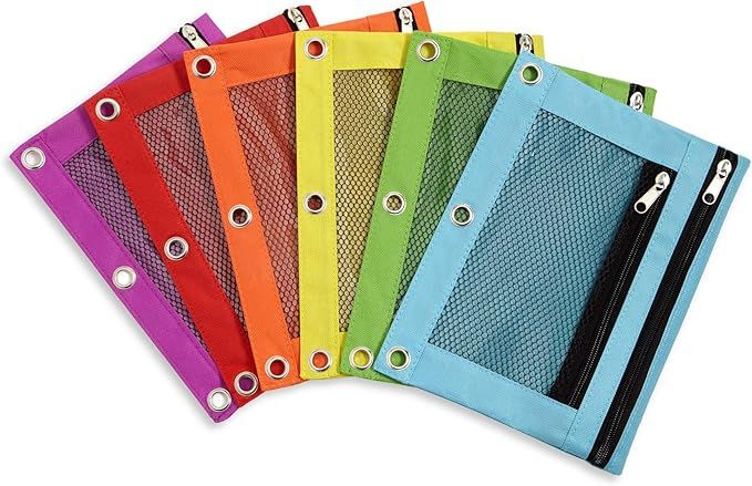 Pencil pouch with zipper