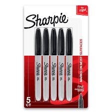 Permanent markers - 5ct
