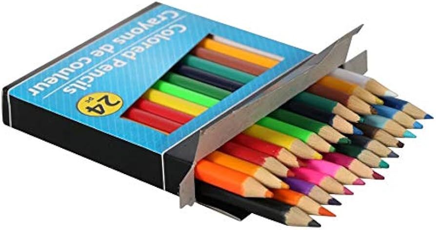 Mini colored pencil - 24ct