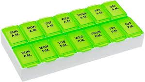 Pill organizer - am/pm