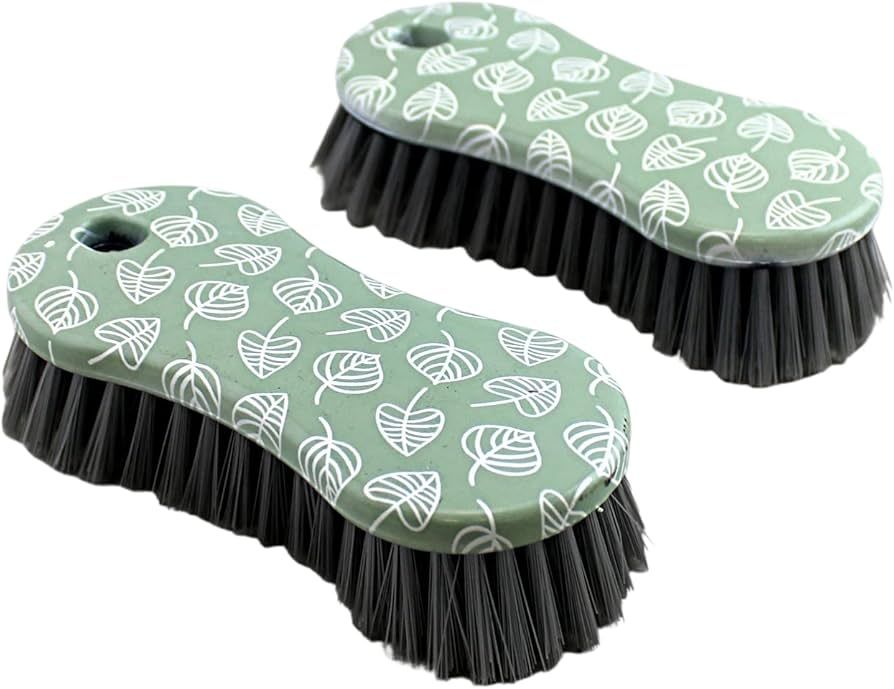 Printed scrub brush