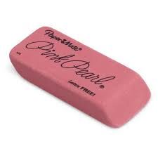Pink eraser