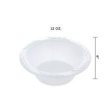 Plastic bowls - 12 oz 10 count