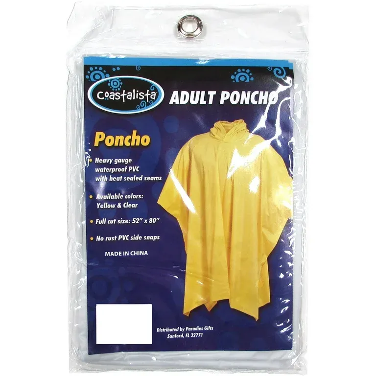 Rain poncho for adult