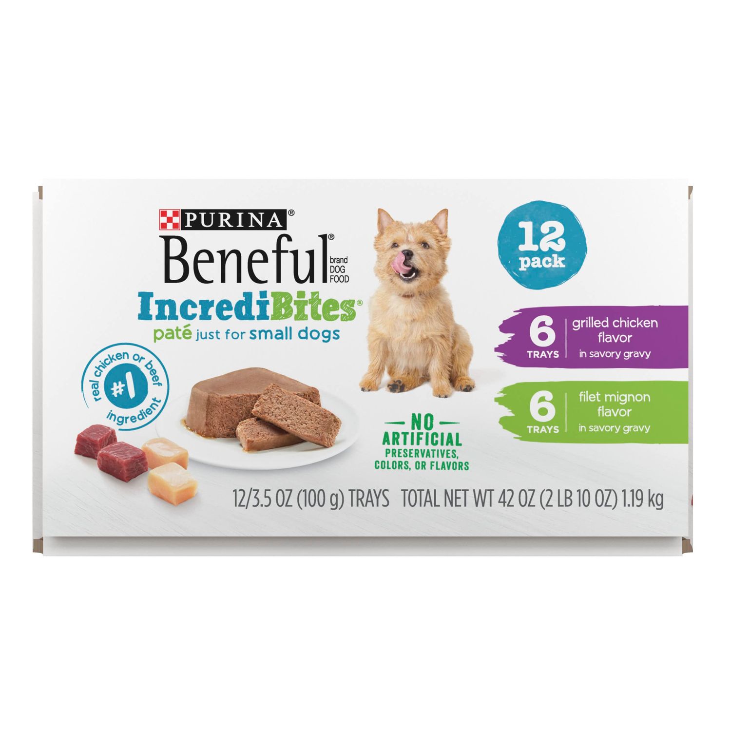 Purina Beneful incredibites- 3.5 oz
