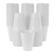 Plastic white cups 12oz 30ct