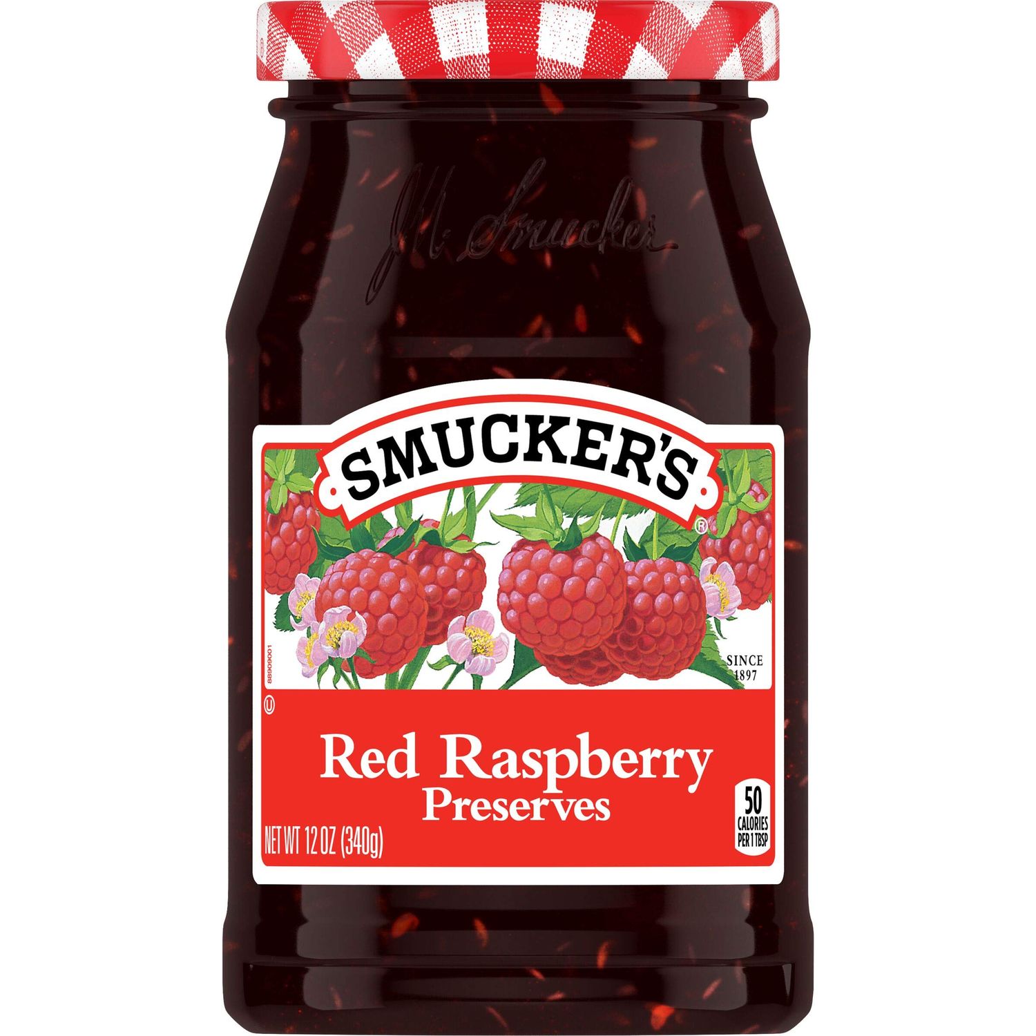 Raspberry preserves- 12 oz