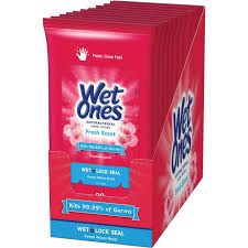 Sanitizing wet wipes - 20 ct