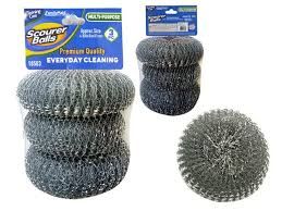 Scourer balls - 3pc