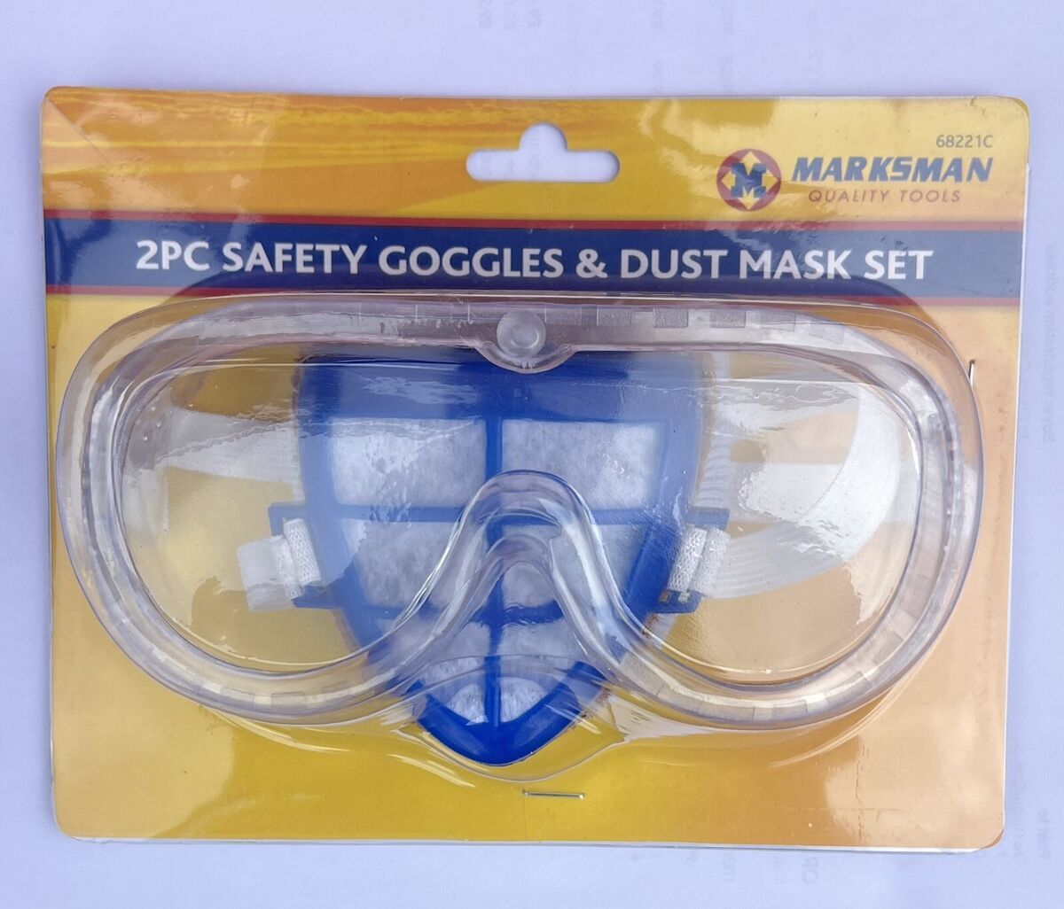 Safety goggle and filter mask - 2pc