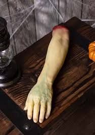 Severed arm decor