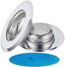 Silicone sink strainer
