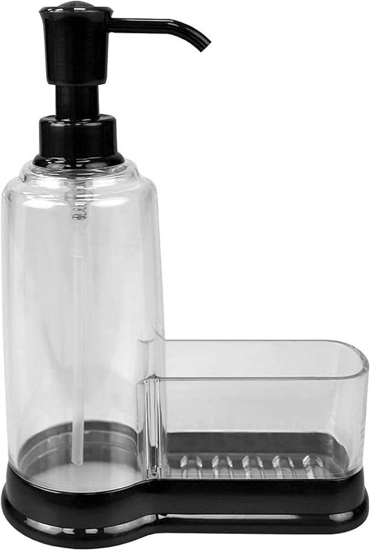 Soap dispenser with compartment