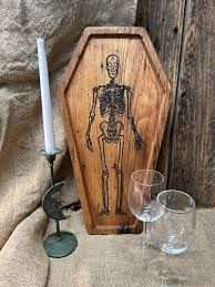 Skull serving tray