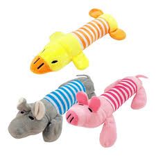 Squeak plush play toy