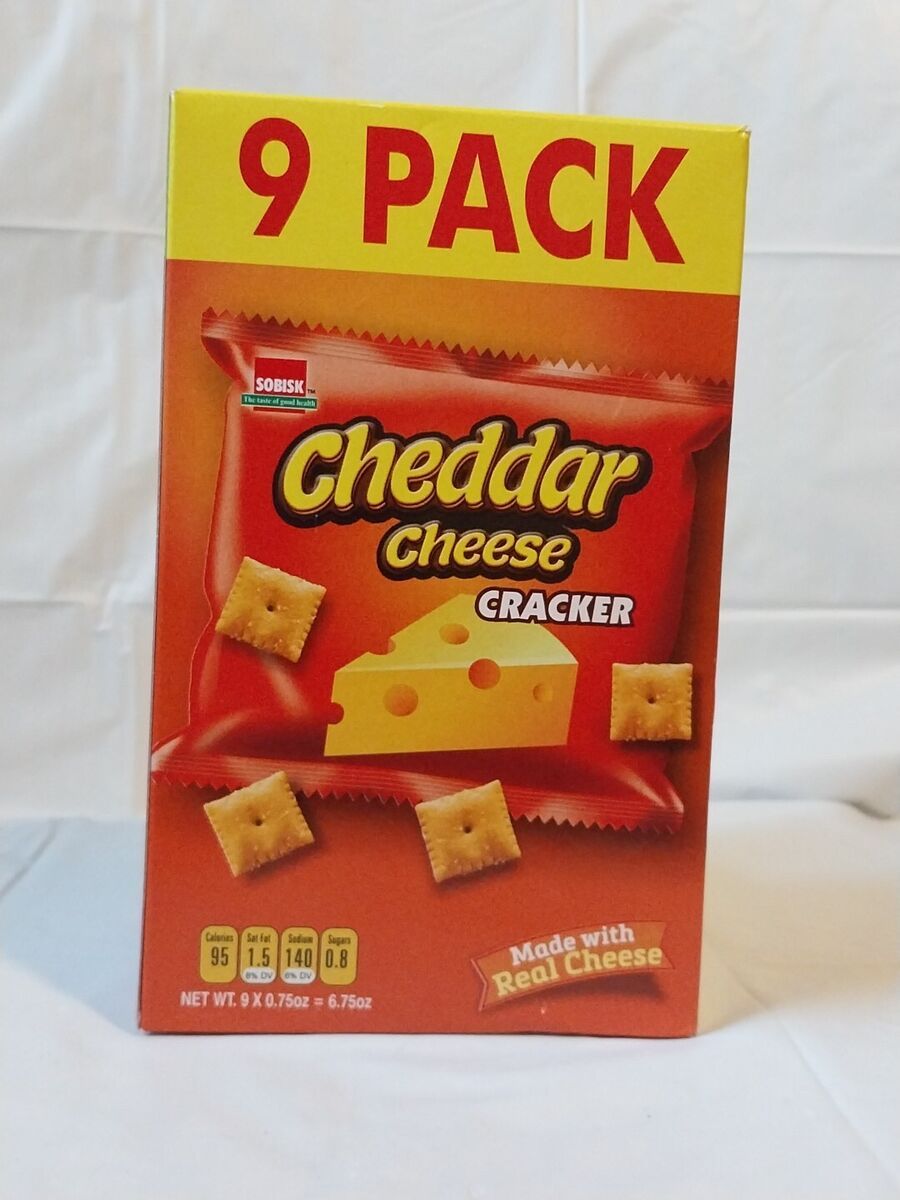 Sobisk cheddar cheese snack crackers - 7 oz