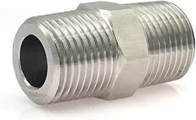 Steel nipple connector