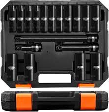 Socket wrench screwdriver set - 18pc