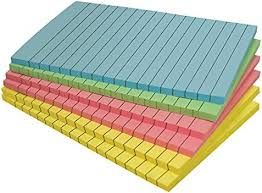 Sticky notes - 4ct assorted color