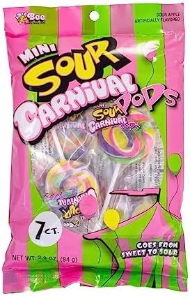 Sour carnival candy