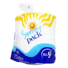 Sunny pack foam plates - 100ct