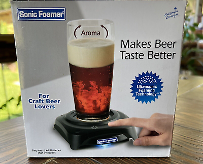 Sonic beer foamer