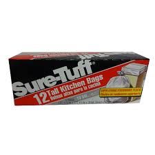 Sure tuff Kitchen bag tall - 12ct 13gallon