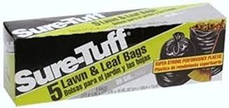 Sure tuff lawn and leaf bags - 5ct