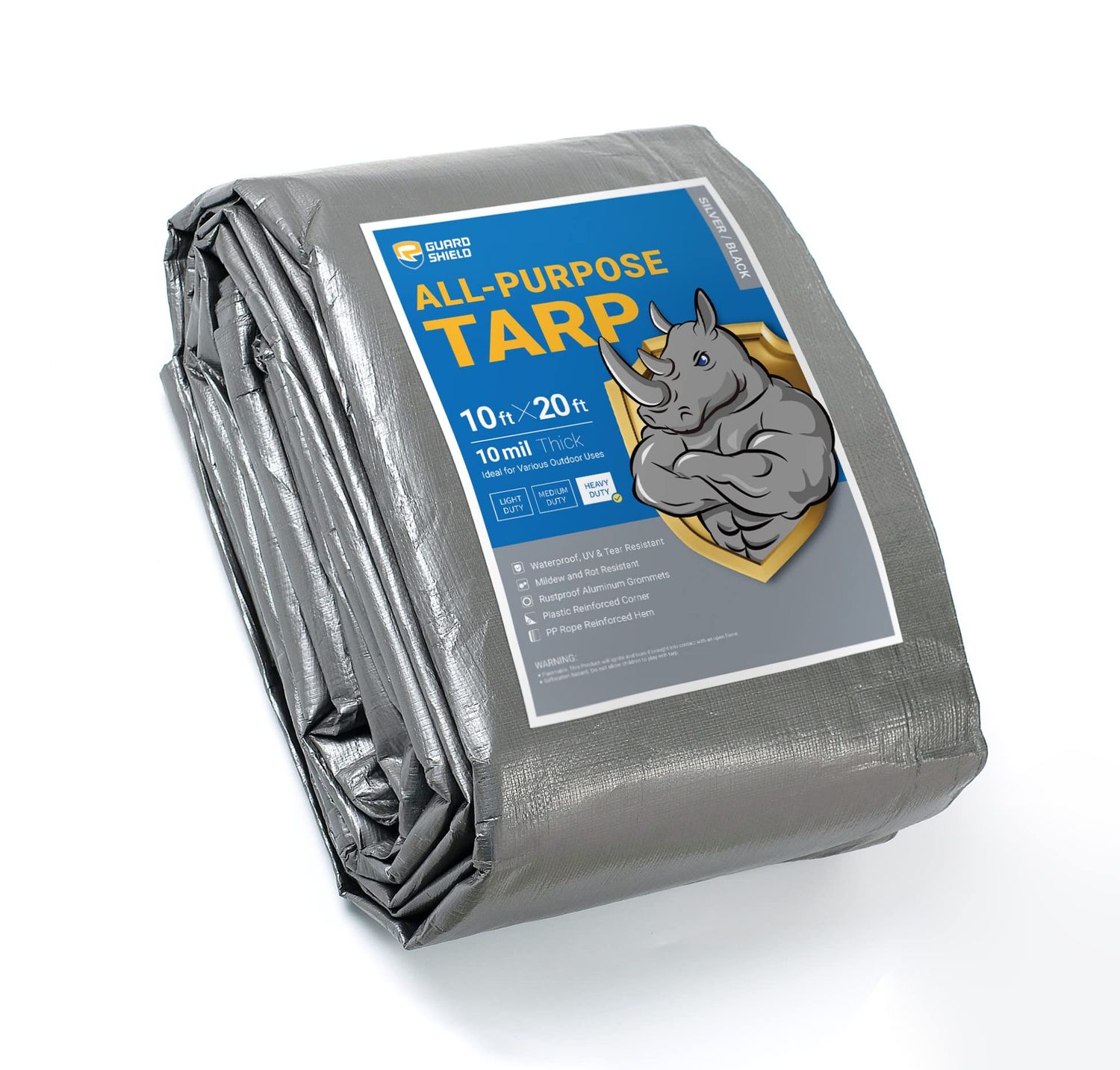 Tarp grey - 10ftx20ft 6MIL