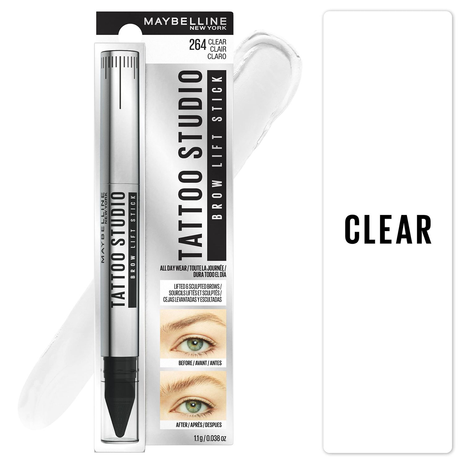 Tattoo studio brow lift stick
