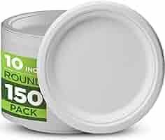 Universal biodegradable plate - 10” 20ct