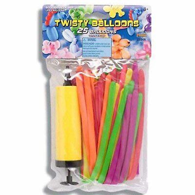 Twisty balloons with air pump