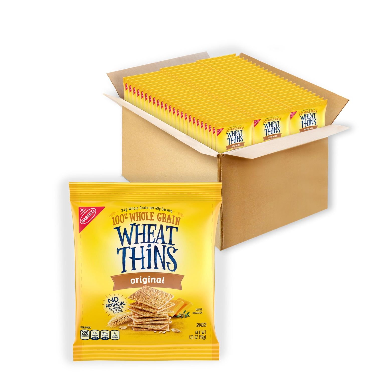 Thin wheats snack crackers- 7oz