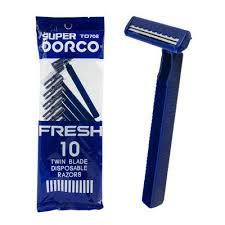 Twin blade razors - 10 razors