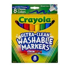 Washable markers - 8ct