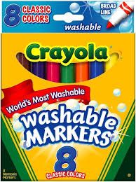 Washable markers - 8