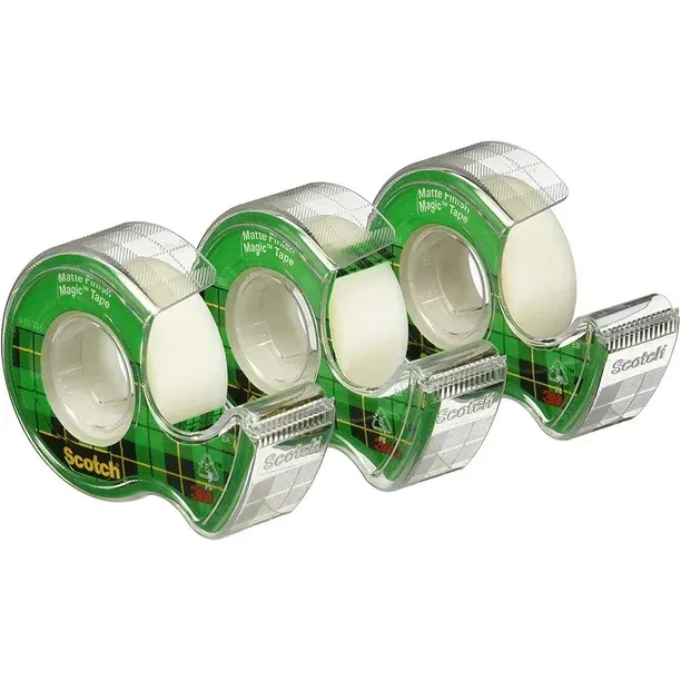 Transparent tape - 3ct
