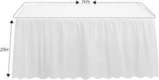 Universal table skirt 29in x 14ft