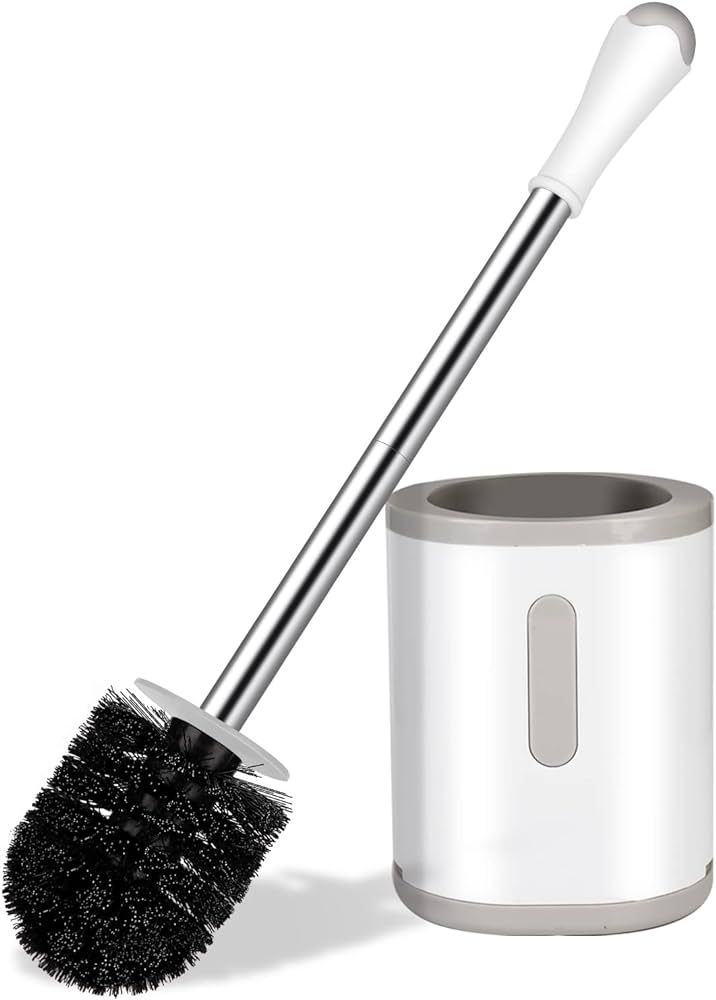 Toilet brush with holder