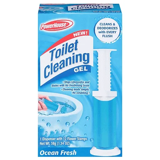 Toilet cleaning gel