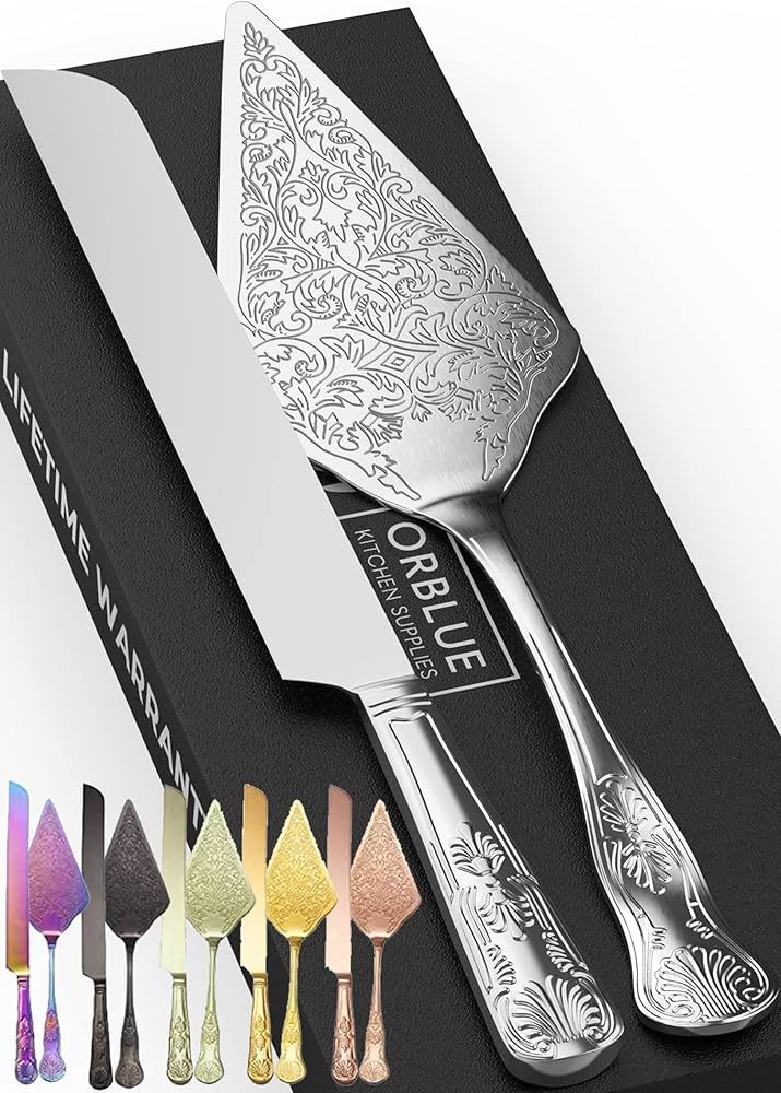 Wedding cake knife set