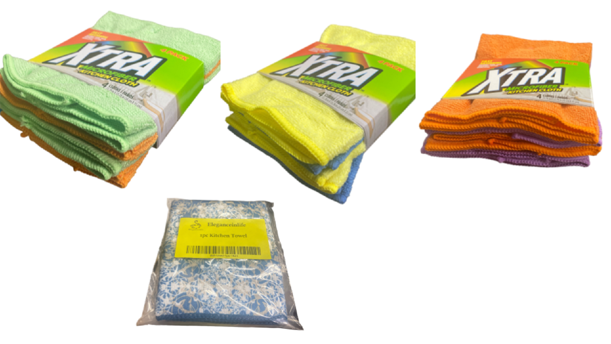 Xtra microfiber kitchen cloths