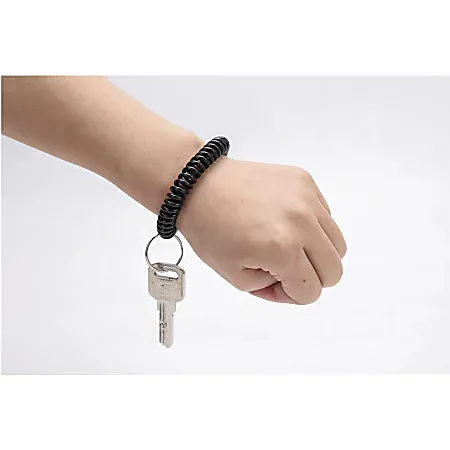 Wrist coil with key holder