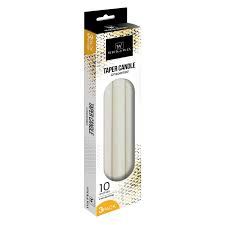 Wick and wax Taper candle - 10” 3pack