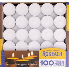 Wick and wax tealight candle - 50ct